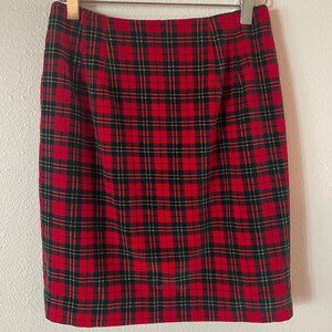 Talbots Plaid Mini Skirt Size‎ 4P